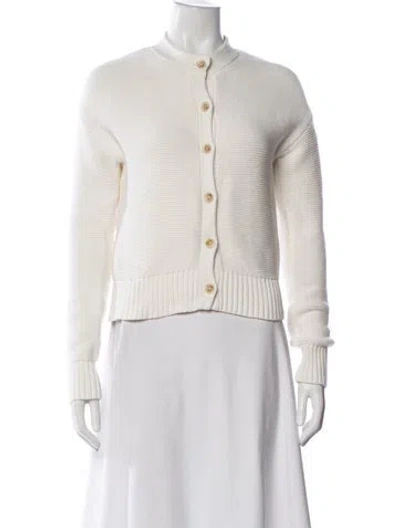 Pre-owned Alp N Rock Crew Neck Sweater In White