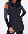 Alp N Rock Davos Iii Long Vest In Black In Black