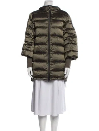 Pre-owned Alp N Rock Down Coat In Green