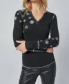 Alp N Rock Estee Henley Top In Black In Black