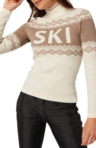 ALP N ROCK ALP N ROCK GOLDIE INTARSIA MOCK NECK SWEATER