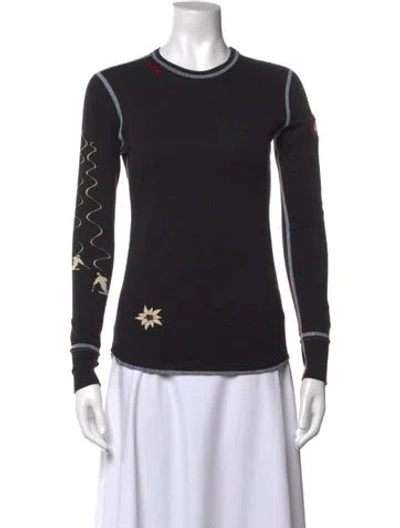 Pre-owned Alp N Rock Graphic Print Crew Neck T-shirt In Black