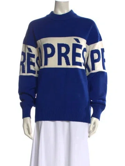 Pre-owned Alp N Rock Graphic Print Mock Neck Sweatshirt In Multi