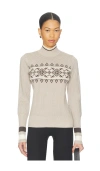 Alp N Rock Holly Mock Neck Sweater In Neutral