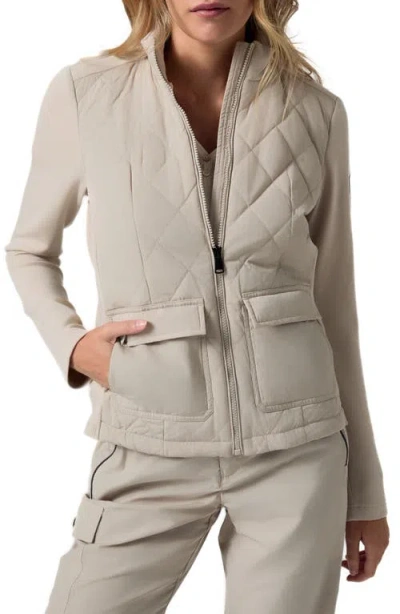 Alp N Rock Kara Water Repellent Hybrid Jacket In Pumice
