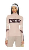 Alp N Rock Kate 1/2 Zip Sweater In Animal Print