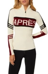 Alp N Rock Kate Mock Neck Half Zip Sweater