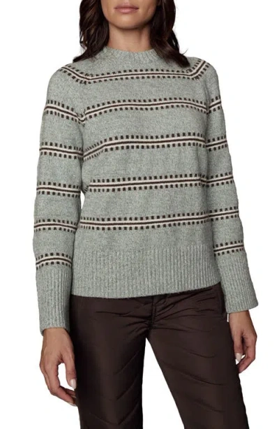 Alp N Rock Kelly Marled Organic Cotton Blend Sweater In Gray