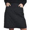 Alp N Rock Kiko Quilted Skirt In Black In Black