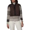 Alp N Rock La Vitesse Ii Crop Water Repellent Insulated Vest In Brown