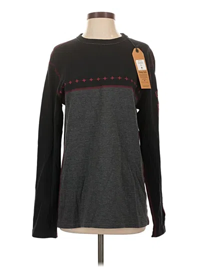 Pre-owned Alp N Rock Long Sleeve Top Gray Crew Neck Tops