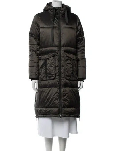 Pre-owned Alp N Rock Nylon Down Coat In Black