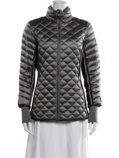 Pre-owned Alp N Rock Nylon Down Jacket In Gray