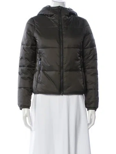 Pre-owned Alp N Rock Nylon Down Jacket In Green