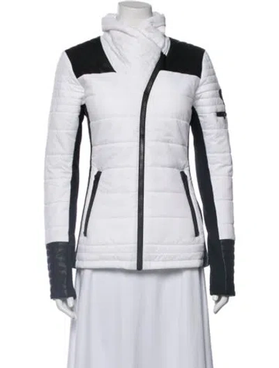 Pre-owned Alp N Rock Nylon Down Jacket In White