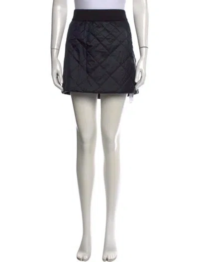 Pre-owned Alp N Rock Nylon Mini Skirt W/ Tags In Grey