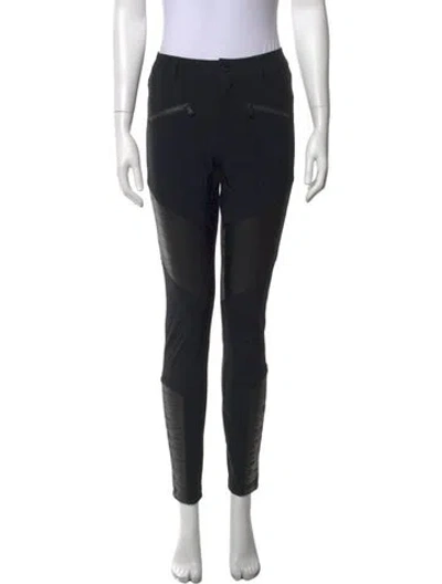 Pre-owned Alp N Rock Nylon Skinny Leg Pants In Black