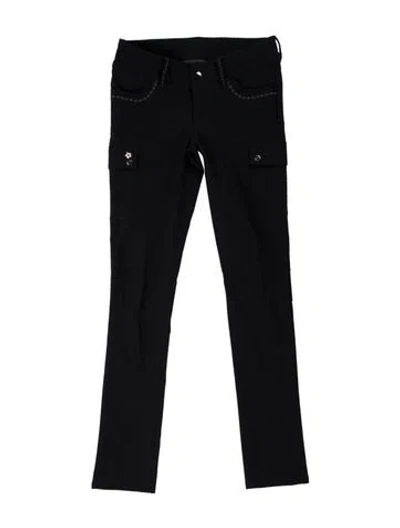 Pre-owned Alp N Rock Nylon Straight Leg Pants In Black/blue
