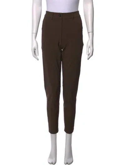 Pre-owned Alp N Rock Nylon Straight Leg Pants In Brown