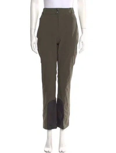 Pre-owned Alp N Rock Nylon Straight Leg Pants In Green