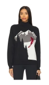 Alp N Rock Portia Mock Neck Sweater In Black