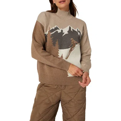 Alp N Rock Portia Mock Neck Sweater In Multicolor