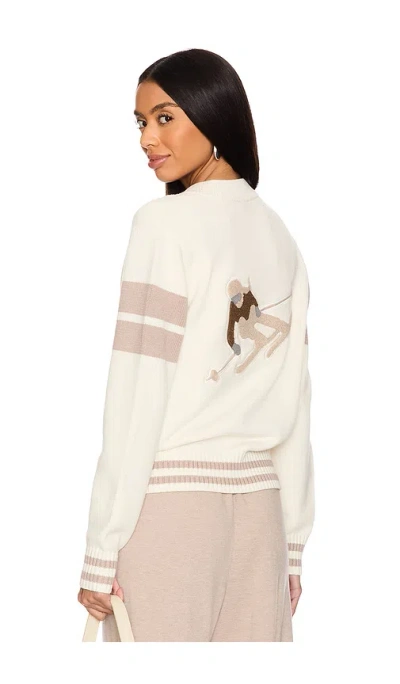Alp N Rock Rory Full Zip Cardigan In Ivory