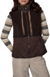 Alp N Rock Sage Water Repellent Hybrid Vest In Brown