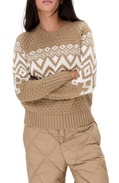 Alp N Rock Selena Ii Fair Isle Sweater In Burgundy