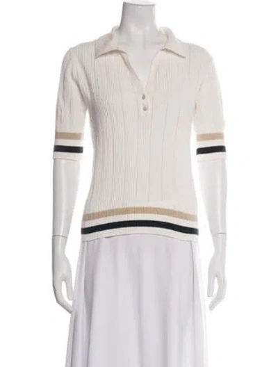 Pre-owned Alp N Rock Striped Sweater In Neutrals