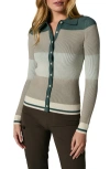 Alp N Rock Suzi Colorblock Cardigan In Animal Print