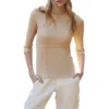 Alp N Rock Tara Ombré Layered Look Three Quarter Sleeve T-shirt