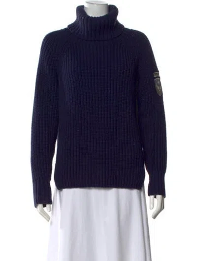 Pre-owned Alp N Rock Turtleneck Sweater In Blue