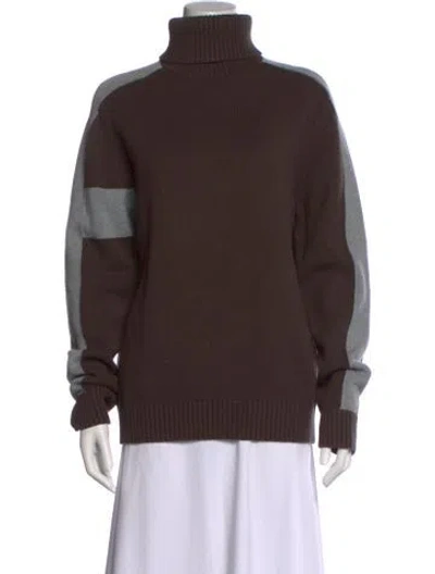 Pre-owned Alp N Rock Turtleneck Sweater In Brown