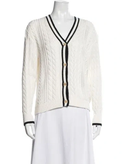 Pre-owned Alp N Rock V-neck Sweater W/ Tags In White