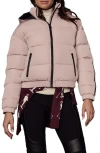 Alp N Rock Whitney Puffer Jacket In Pink