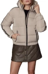 Alp N Rock Whitney Water Repellent Hooded Puffer Jacket In Gray