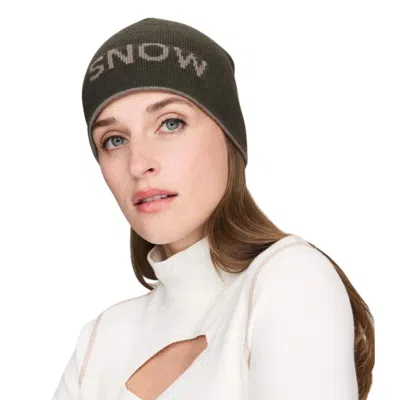 Alp N Rock Women's Snow Reversible Beanie In Olive In Green