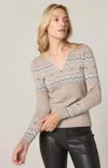 Alp N Rock Yevette Ii Knit Top In Heather Stone In Multi