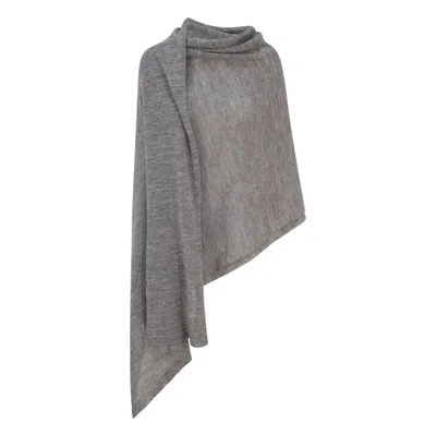 Alpaca Apparel Women's Grey Alpaca Wrap In Gray