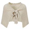 Alpaca Apparel Women's Neutrals Alpaca Capelet In Neutral