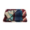Alpaca Loca Plaid/throw Native Wine Red Alpaca Wool In Multi