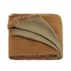 Alpaca Loca Women's Double Scarf Camel / Cigar Brown
