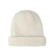 Alpaca Loca Women's Knitted Hat Off White Alpaca Wool In White
