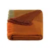 Alpaca Loca Women's Scarf/shawl Striped Cinnamon, Terracotta, Brown - Alpaca Wool In Brown