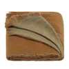 Alpaca Loca Women's Slim Double Scarf Camel / Cigar Brown