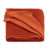 Alpaca Loca Women's Yellow / Orange / Red Double Scarf Terracotta / Brick Red