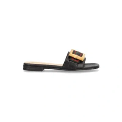 Alpe Cies Sandals In Black