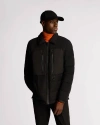 Alpenhaus Berdiac Lightweight Transitional Mixed Media Quilted Jacket In Black