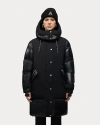 Alpenhaus Brière Mixed Media Puffer Parka In Black